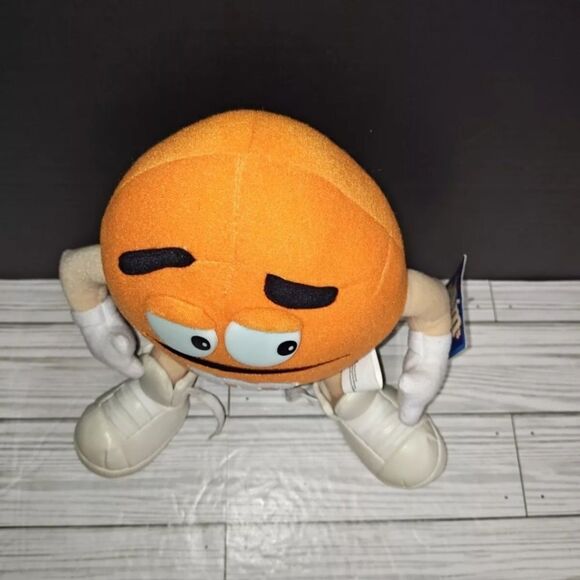 Nanco M&M's Candy Orange Plush Toy Crispy Vintage Mars Incorporated 2001 New - Picture 2 of 8